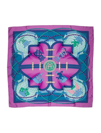 Hermès Grand Tenue Wash Silk Scarf