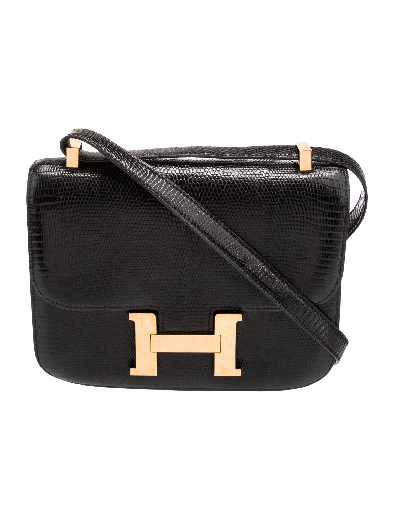 Hermès Vintage Varanus Salvator Lizard Constance 23