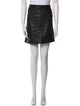 Hermès Leather Mini Skirt