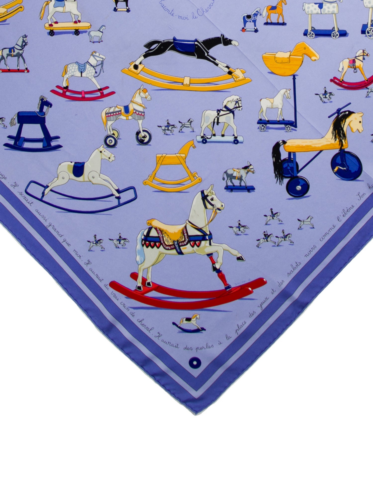 Hermès Raconte Moi le Cheval Silk Scarf