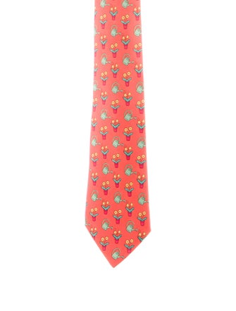 Hermès Patterned Tie