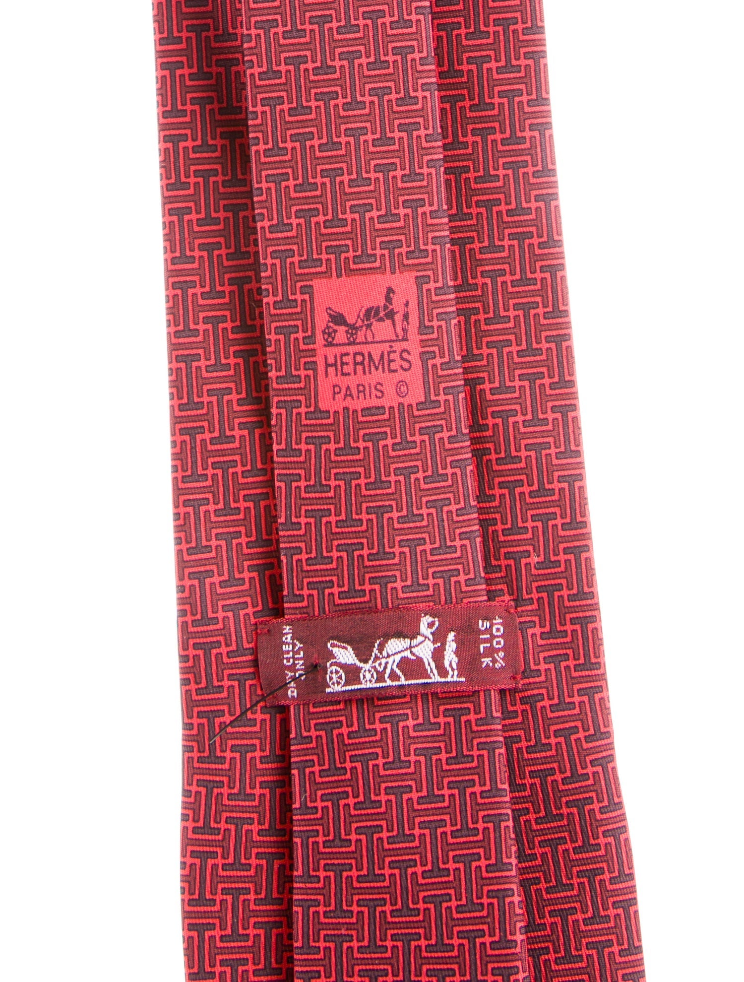 Hermès Patterned Tie
