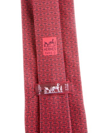 Hermès Patterned Tie