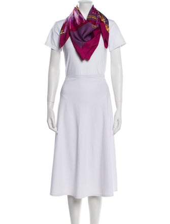 Hermès Brazil Detail Silk Scarf