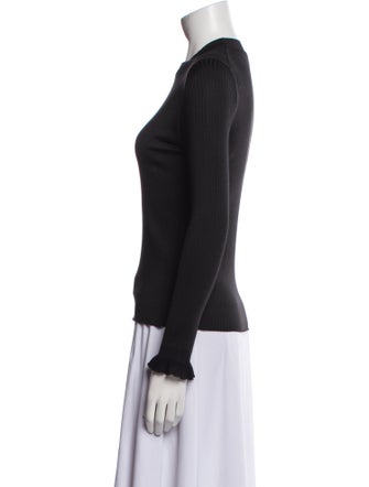 Hermès Silk Crew Neck Top