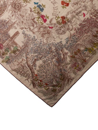 Hermès Le Jardin de Leila Cashmere Shawl