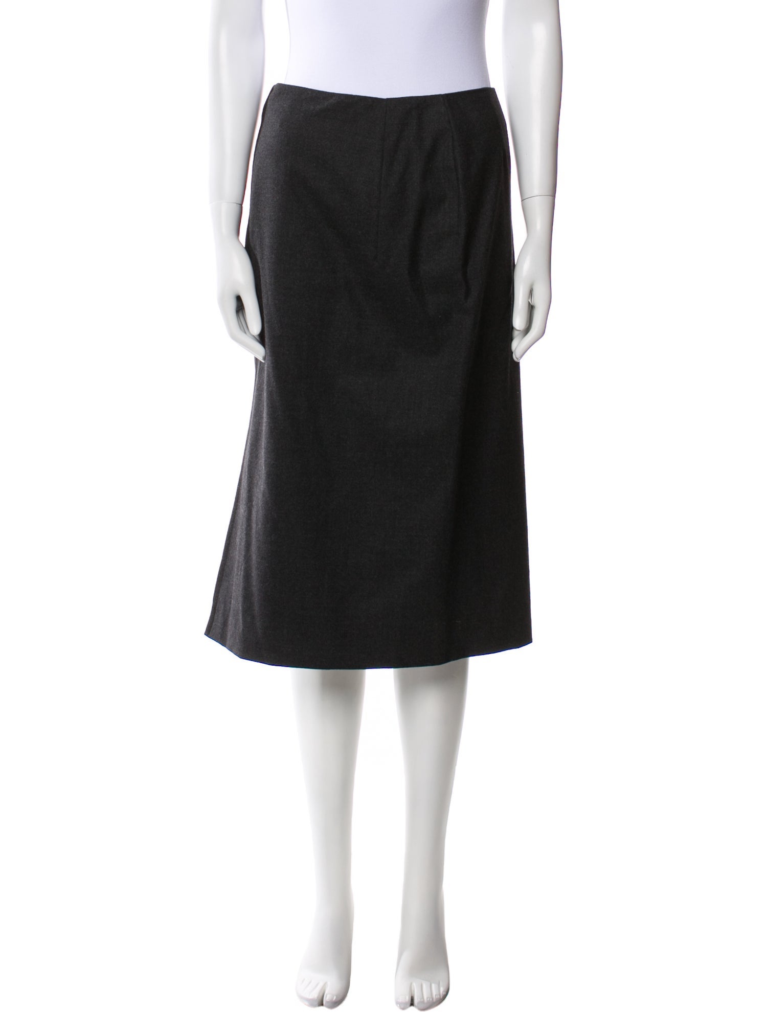 Hermès Virgin Wool Knee-Length Skirt