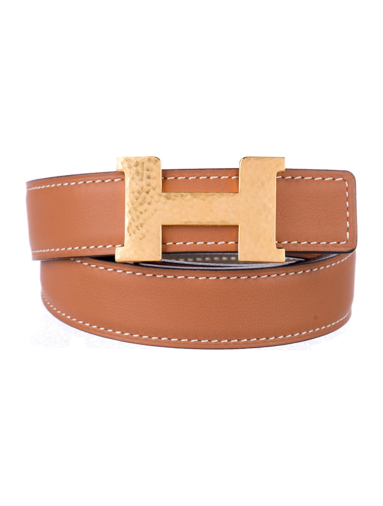Hermès Reversible 24 mm H Martelée Belt Kit