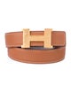 Hermès Reversible 24 mm H Martelée Belt Kit