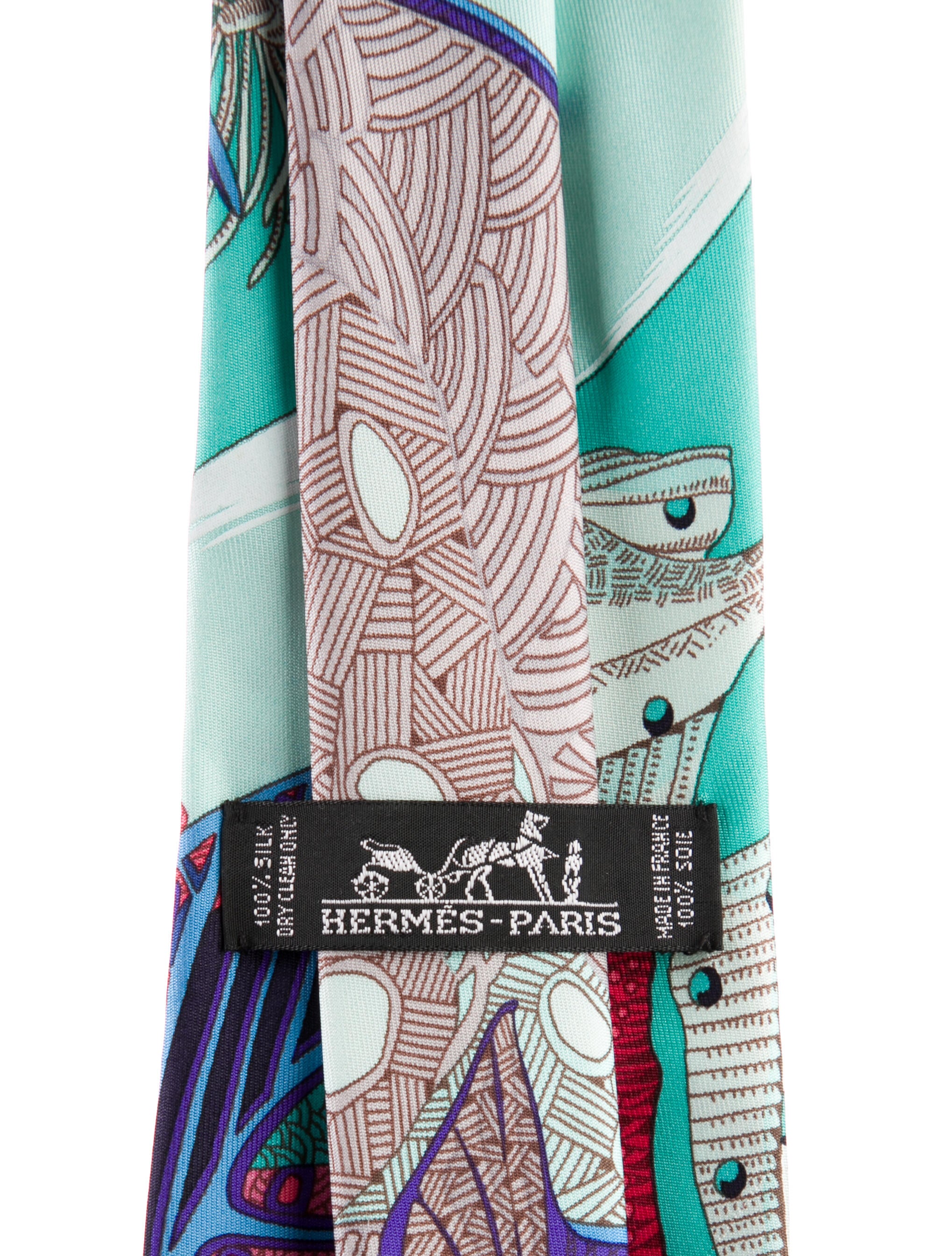 Hermès Patterned Tie