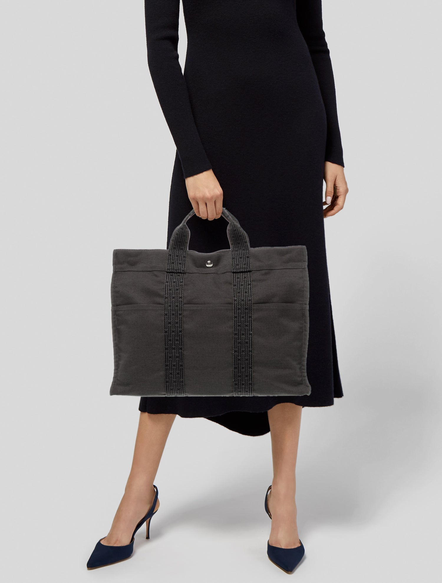 Hermès Toile Herline MM