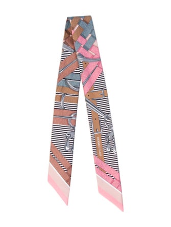 Hermès Mors à Jouets Chemise Silk Twilly Scarf