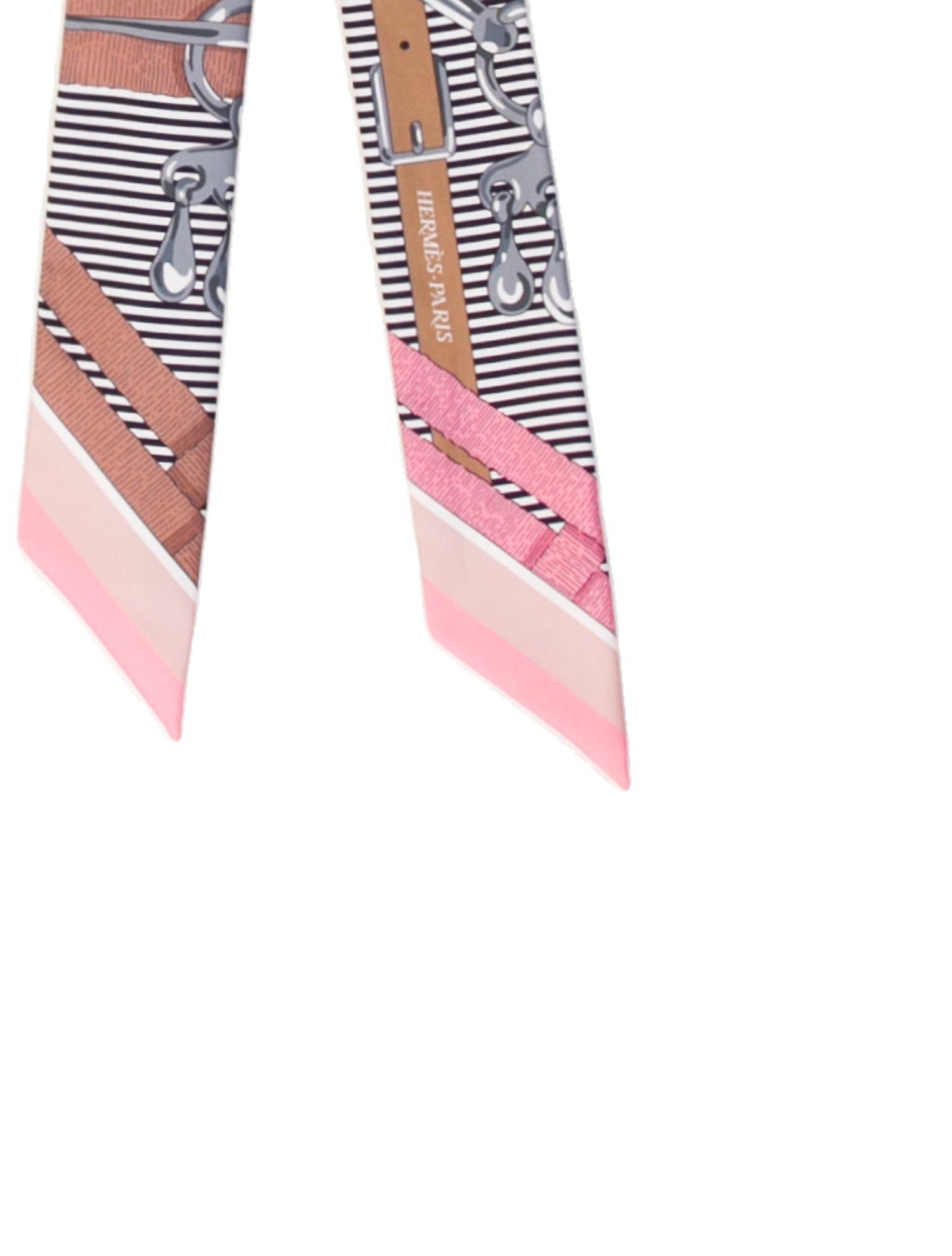 Hermès Mors à Jouets Chemise Silk Twilly Scarf