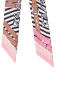 Hermès Mors à Jouets Chemise Silk Twilly Scarf