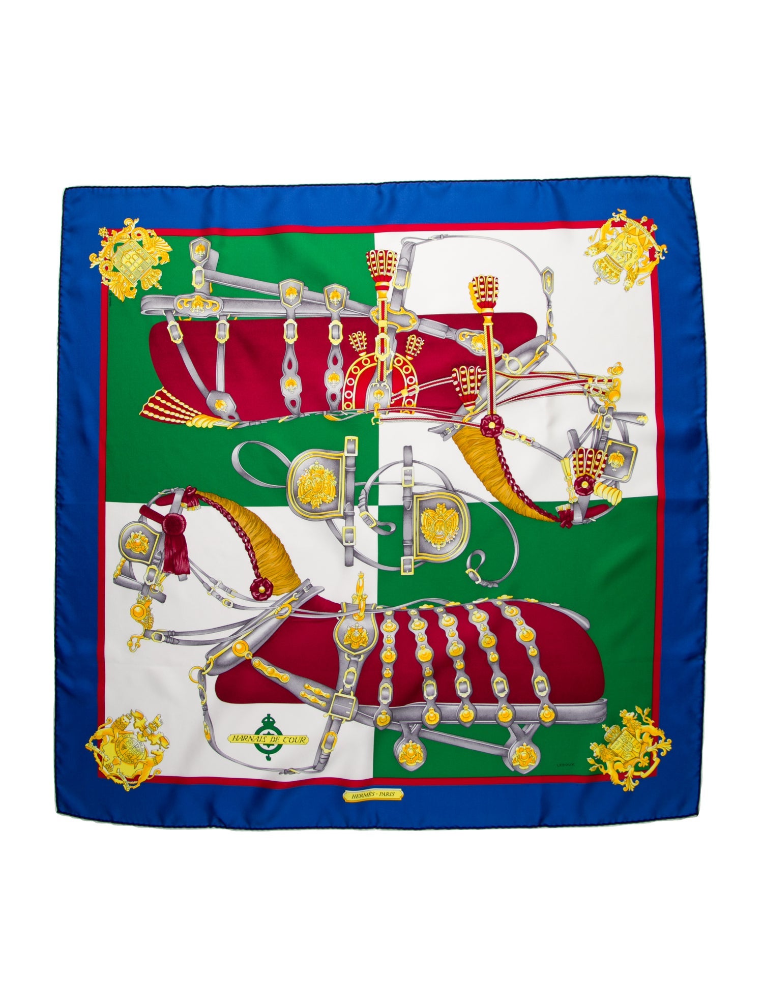 Hermès Harnais de Cour Silk Scarf