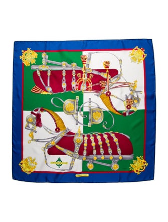 Hermès Harnais de Cour Silk Scarf