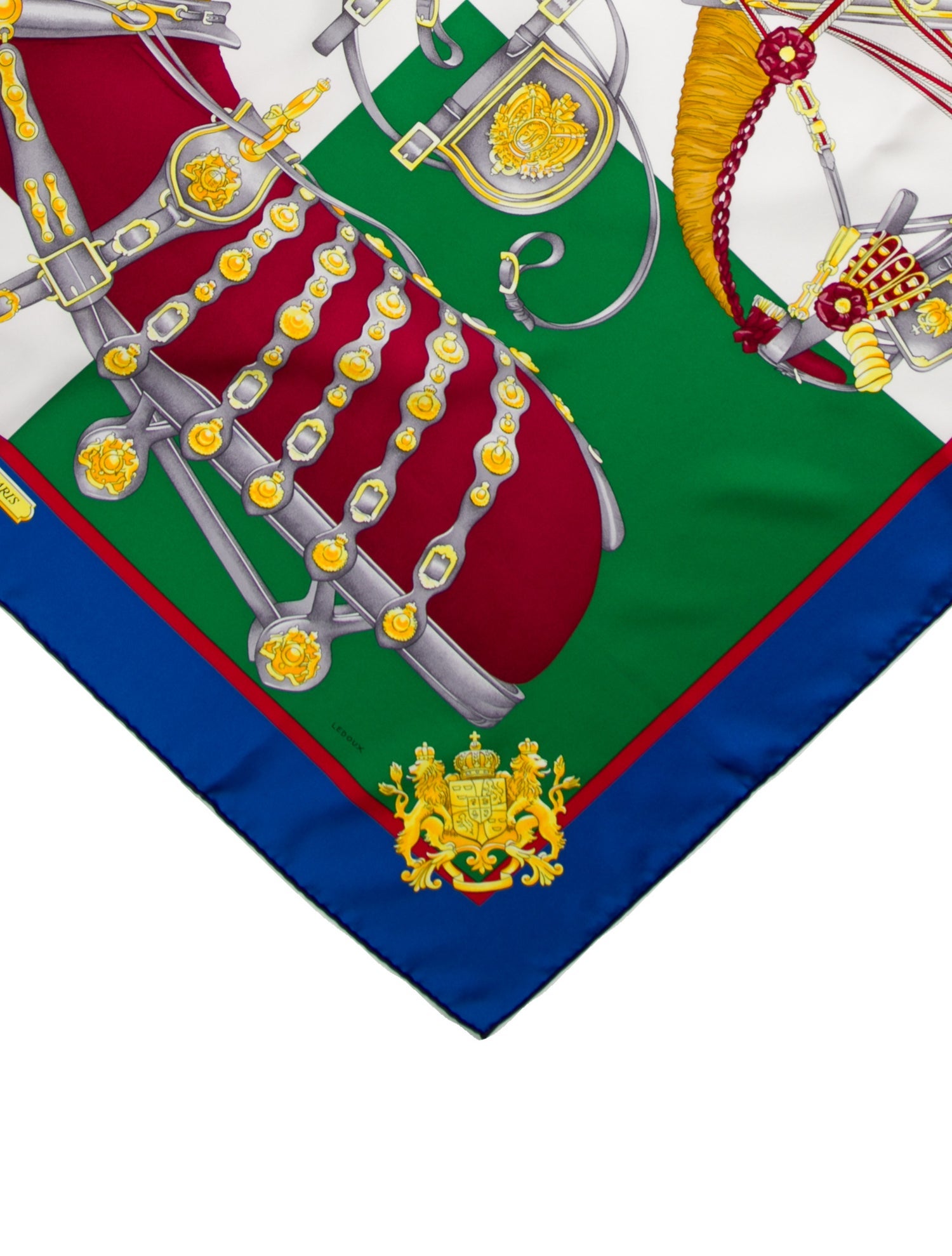 Hermès Harnais de Cour Silk Scarf