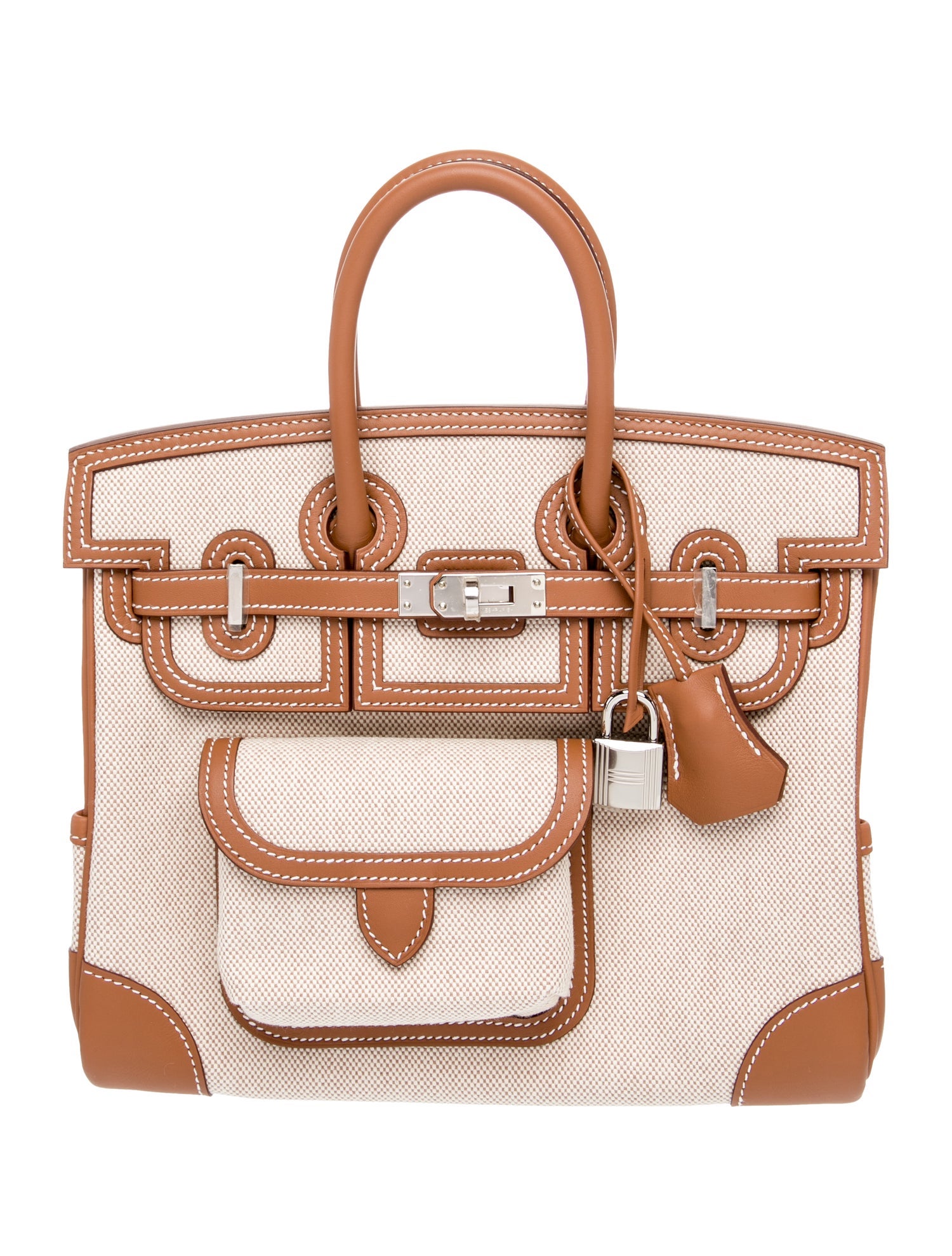 Hermès 2025 Toile Goeland & Swift Cargo Birkin 25