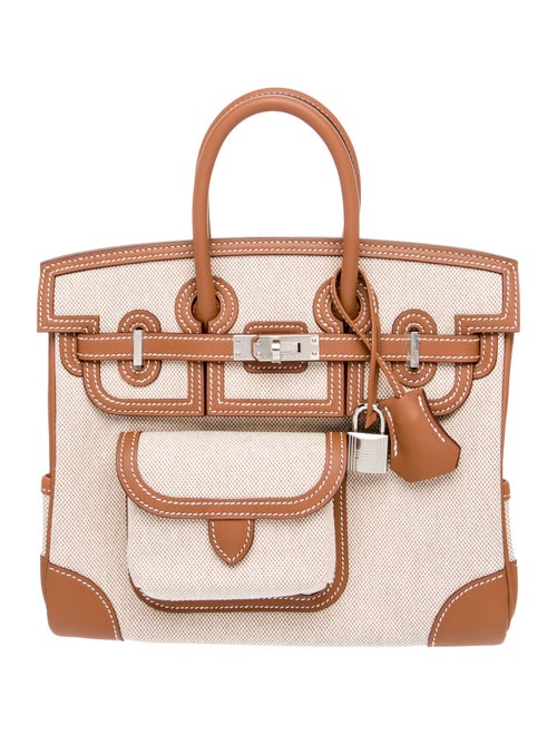 Hermès 2025 Toile Goeland & Swift Cargo Birkin 25