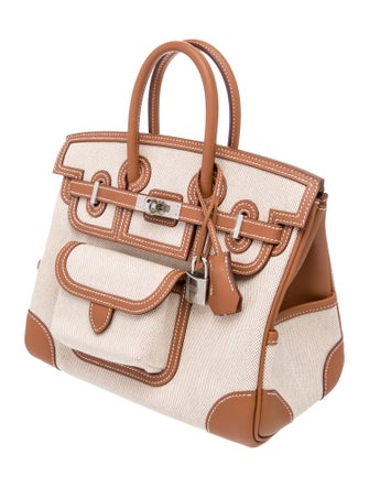 Hermès 2025 Toile Goeland & Swift Cargo Birkin 25