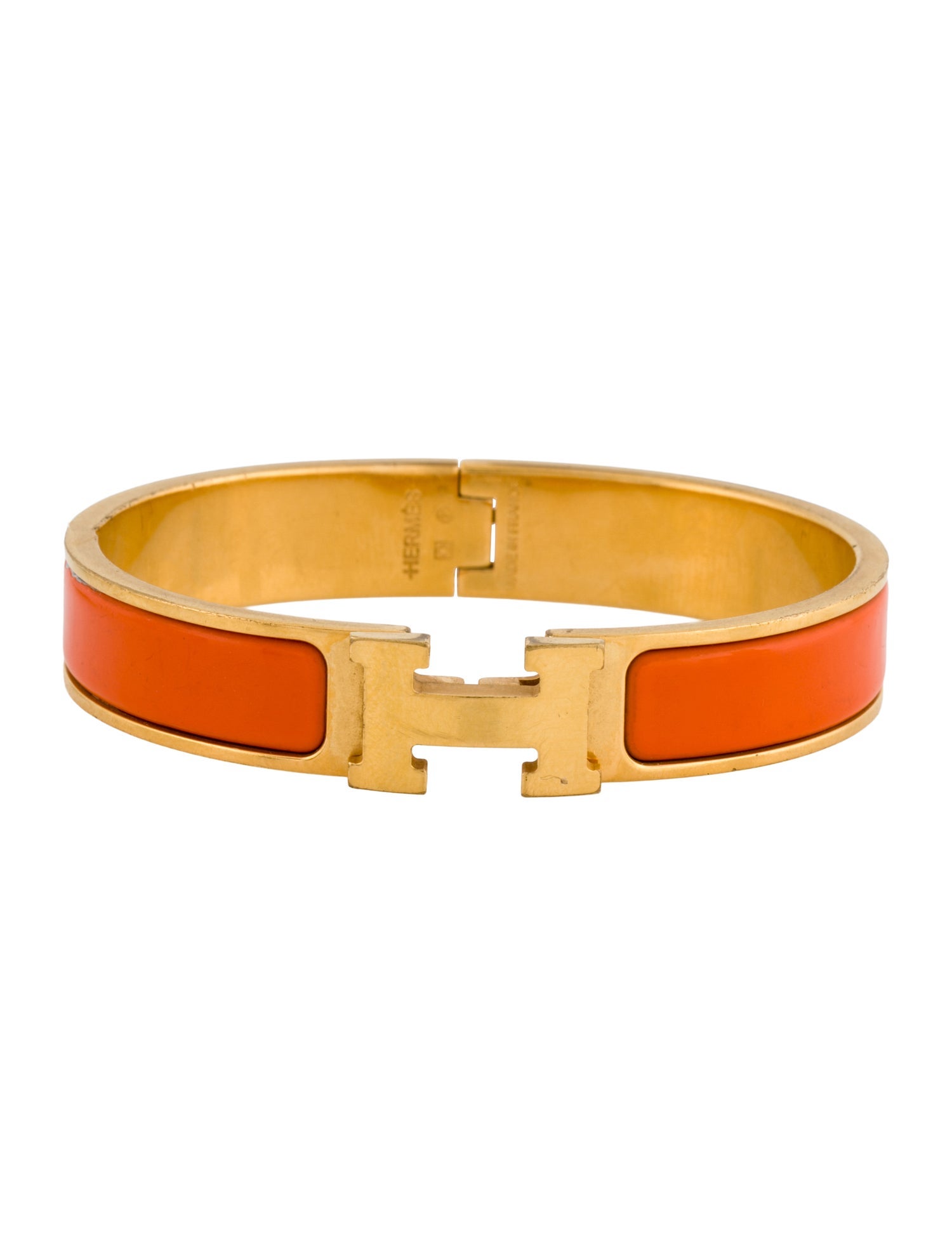 Hermès Enamel Clic H Bracelet