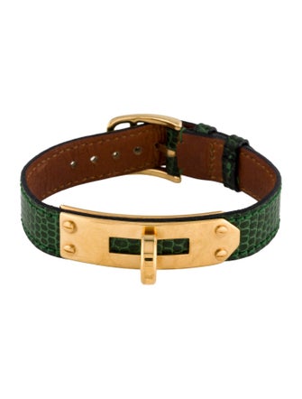 Hermès Leather Kelly Clochette Watch Wrap Bracelet