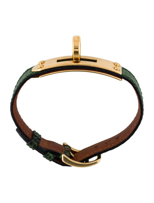 Hermès Leather Kelly Clochette Watch Wrap Bracelet