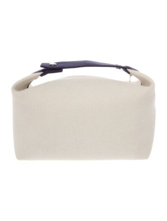 Hermès Large Toile Bride-a-Brac Cabriole Case