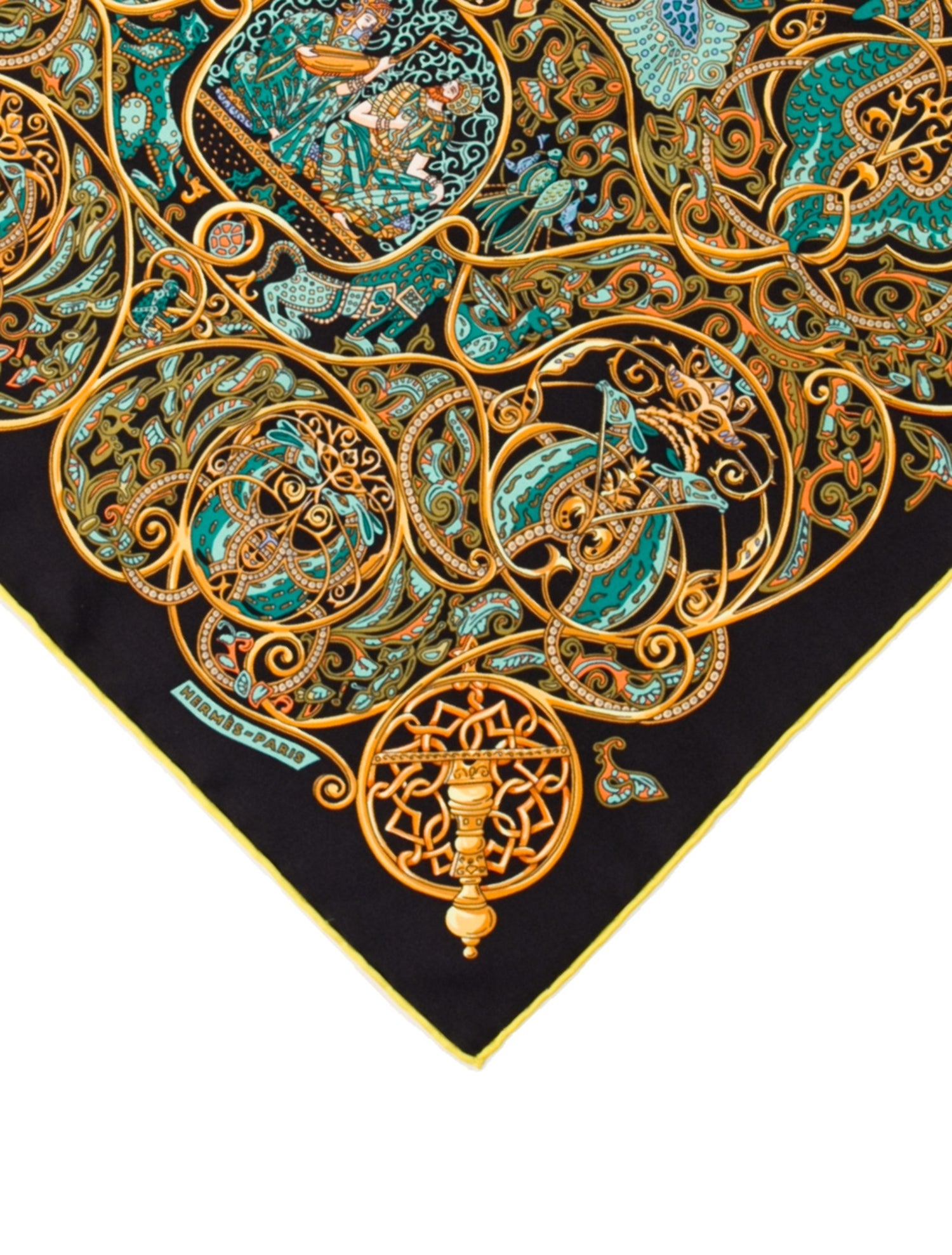 Hermès La Charmante Aux Animaux Silk Scarf