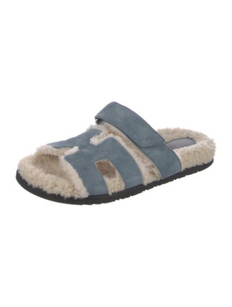 Hermès Chypre Suede Flats