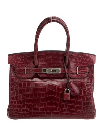 Hermès 2001 Matte Niloticus Crocodile Birkin 30