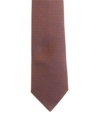 Hermès Silk Patterned Tie