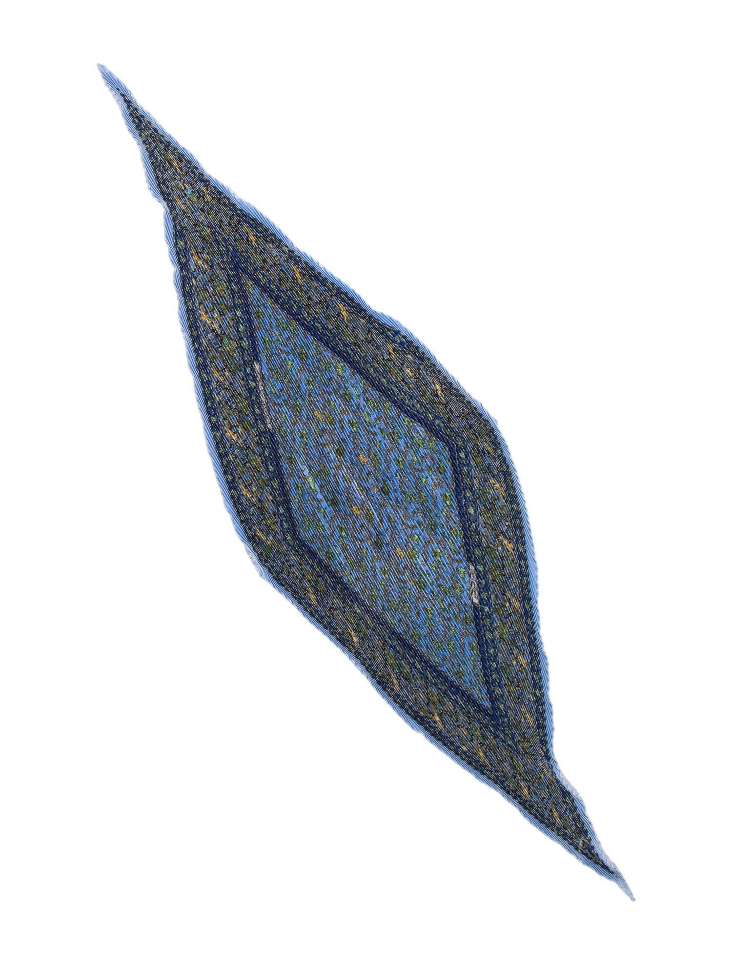 Hermès Chasse En Inde Silk Plissé Scarf