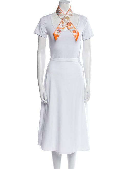 Hermès Funny Ice Cream Silk Twilly Scarf