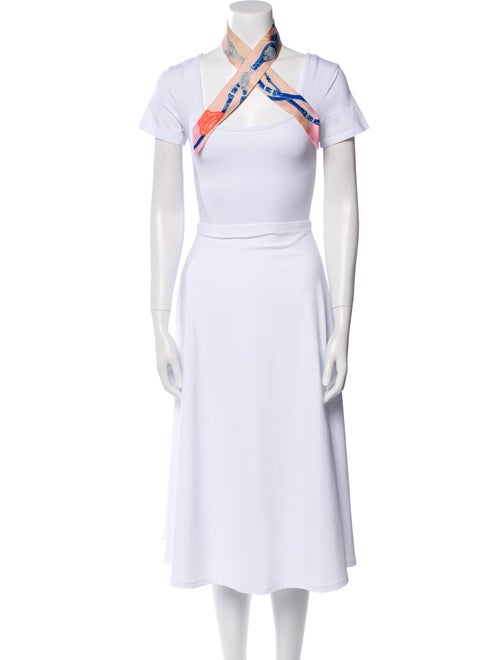 Hermès Brides de Gala Applique Pique Silk Twilly Scarf