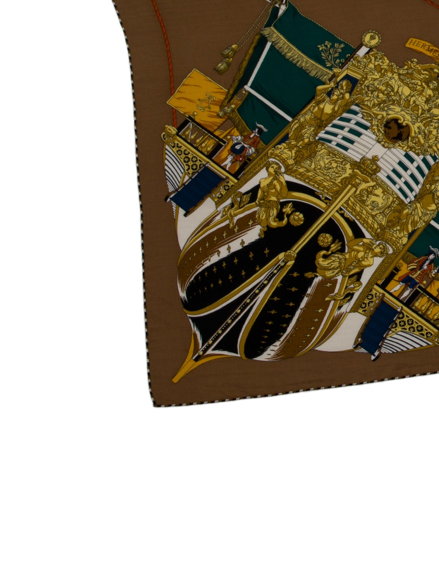 Hermès La Reale Pointe Giant Cashmere Triangle Scarf