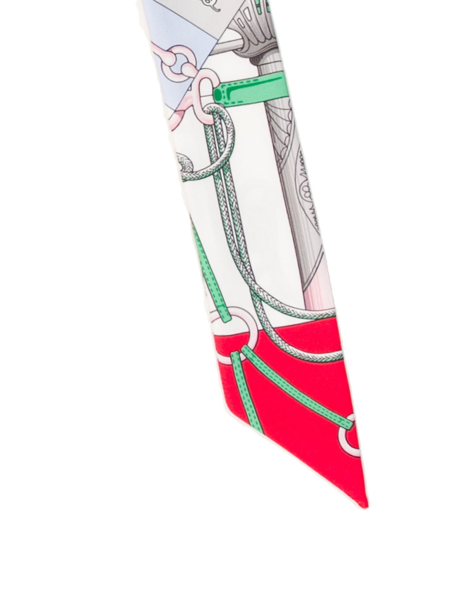 Hermès Cliquetis Silk Twilly Scarf