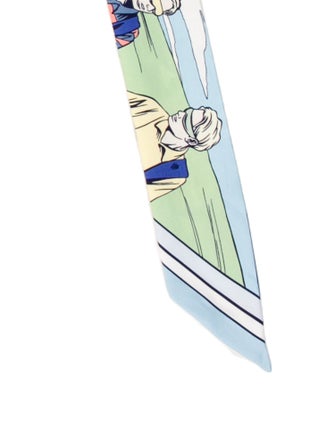 Hermès Wow Silk Twilly Scarf