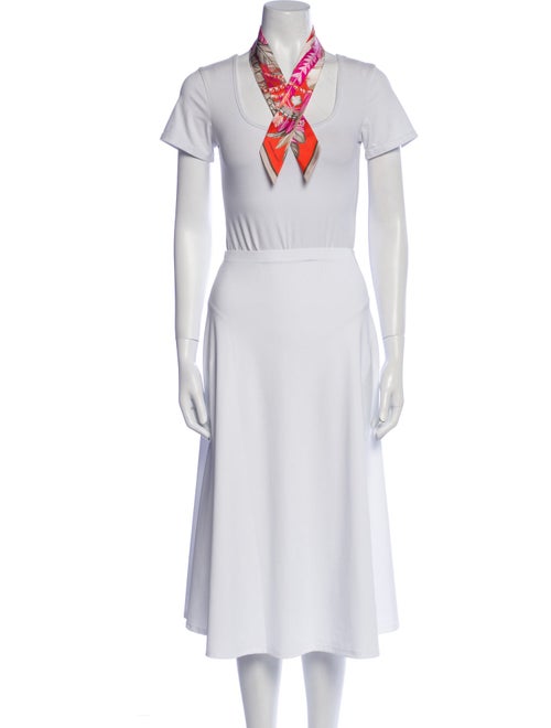 Hermès Danse Pacifique Silk Twilly Scarf