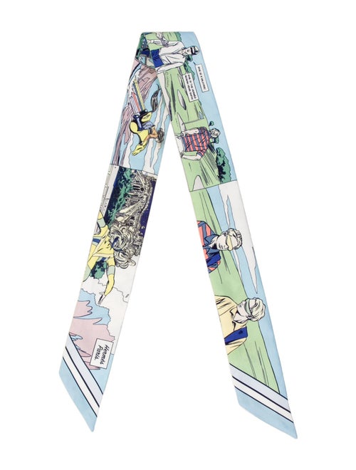 Hermès Wow Silk Twilly Scarf