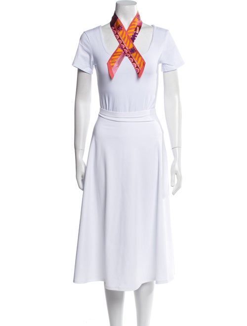 Hermès Geometrie Cretoise Silk Twilly Scarf