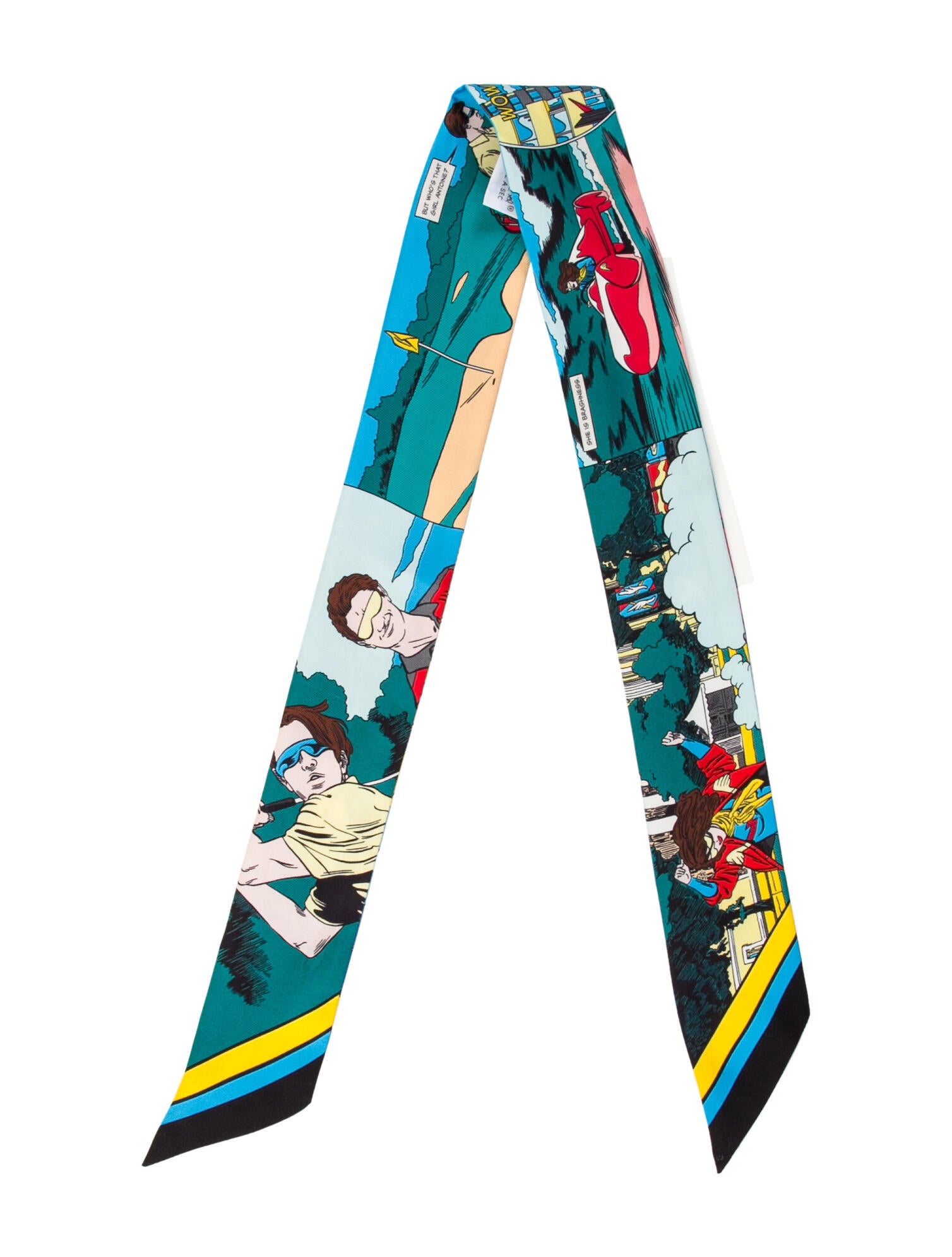 Hermès Wow Silk Twilly Scarf