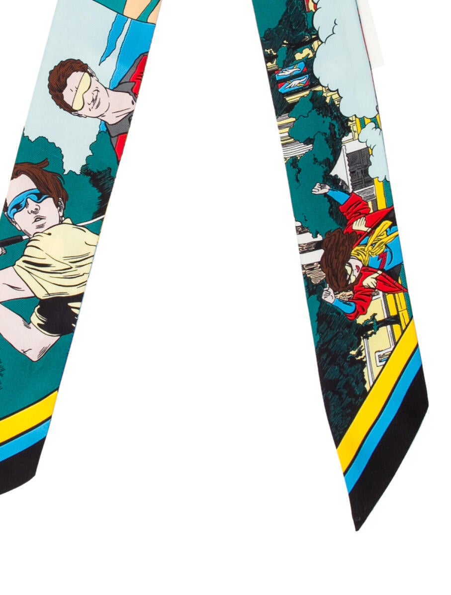 Hermès Wow Silk Twilly Scarf