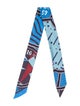 Hermès Jeu de Soie Uniforme Silk Twilly Scarf