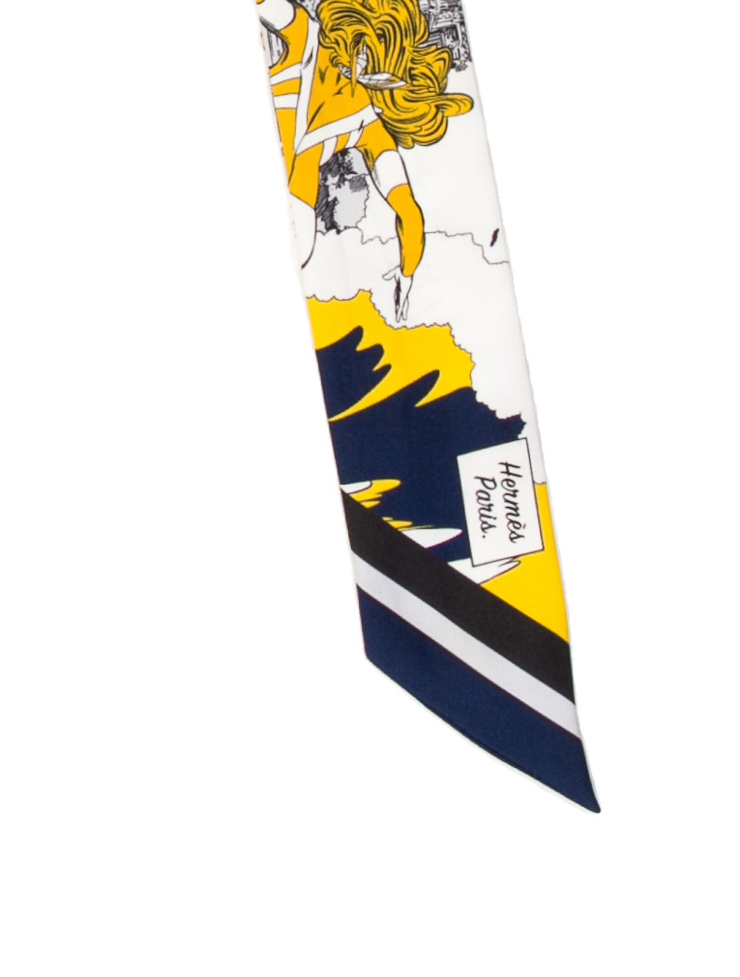 Hermès Wow Silk Twilly Scarf