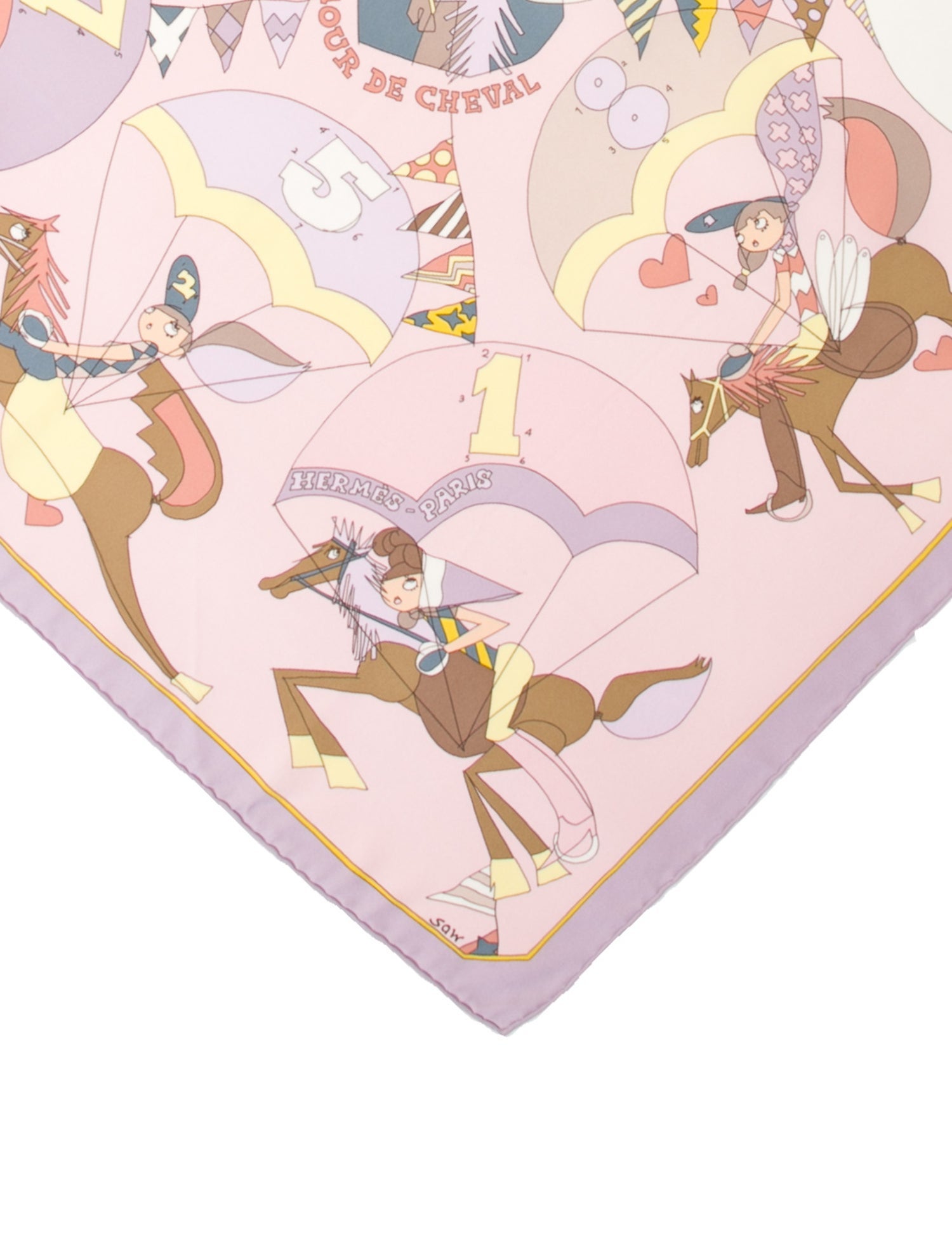 Hermès Un Amour De Cheval Silk Scarf