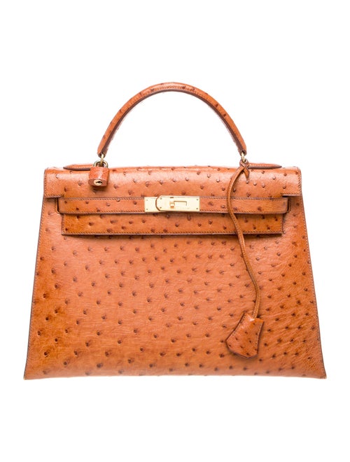 Hermès Ostrich Kelly Sellier 32