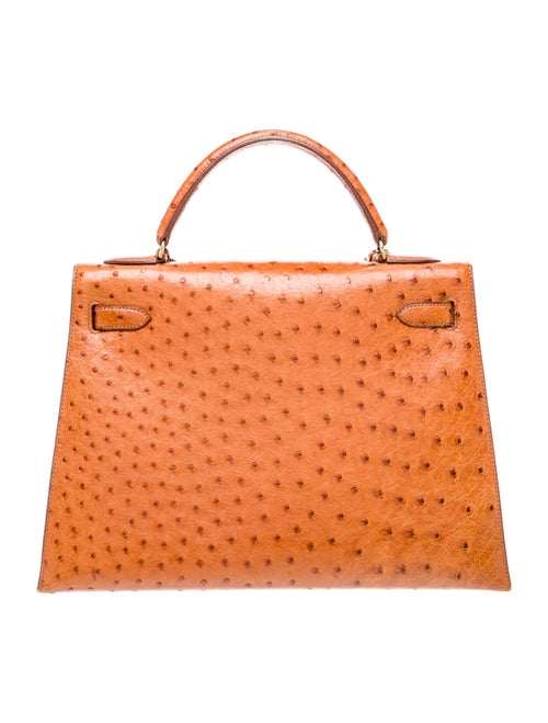 Hermès Ostrich Kelly Sellier 32