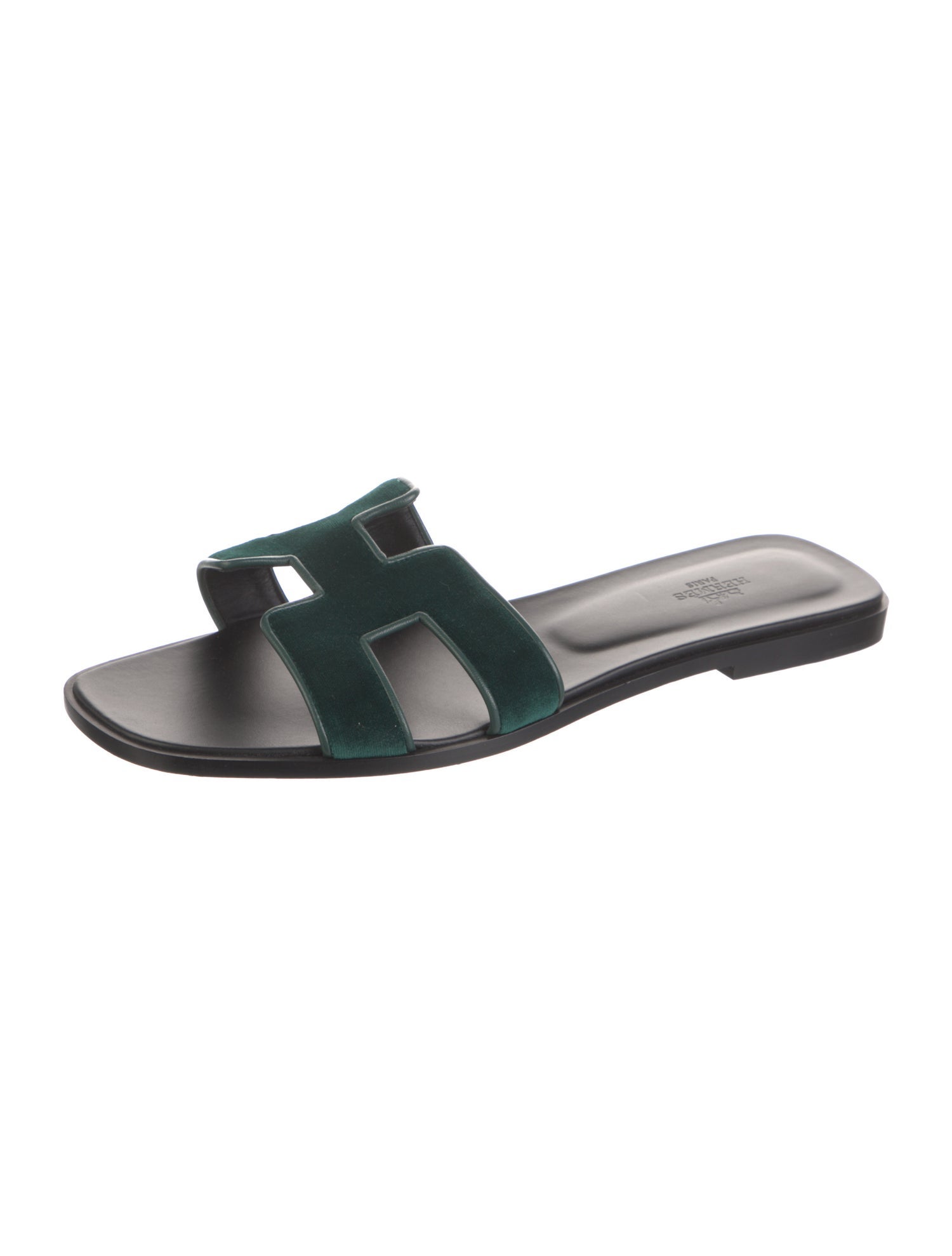 Hermès Oran Velvet Slides