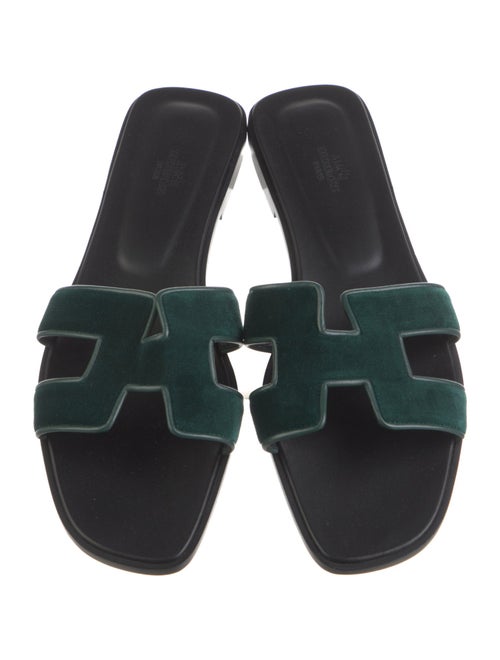 Hermès Oran Velvet Slides